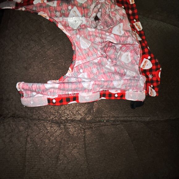 Santa Claus Dog Outfit Bow Tie Size Small - Picture 4 of 9